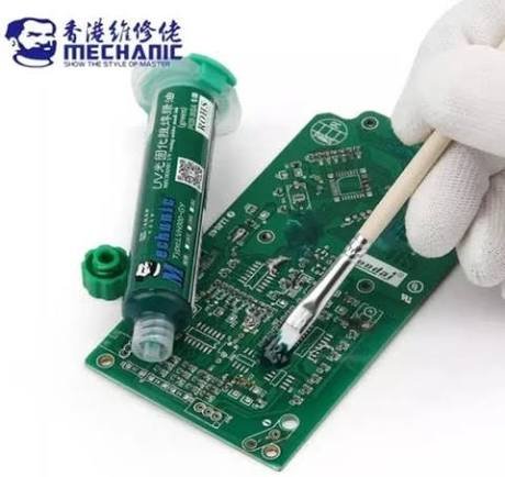 Mechanic UV Curing Solder Mask Green Ink