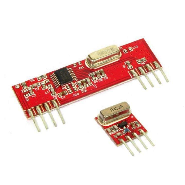 433 MHz RF Transmitter (Tx) & Receiver Pair (Rx)