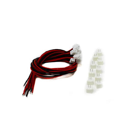 2 Pin JST XH 2.54mm Pitch Plug and Socket with Cable
