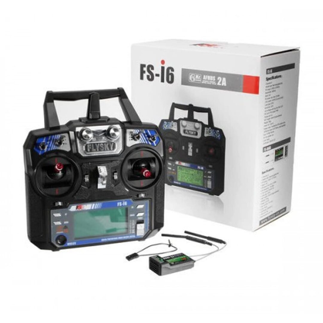 FlySky FS-i6 6Channel 2.4GHz Drone Transmitter (Remote) with FS-iA6B Receiver