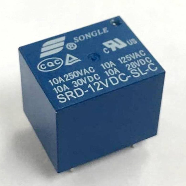 SPDT 12V 10A PCB Mount Relay
