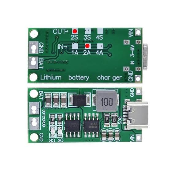 2S 8.4V 2A Li-ion Battery Charger Module Type C