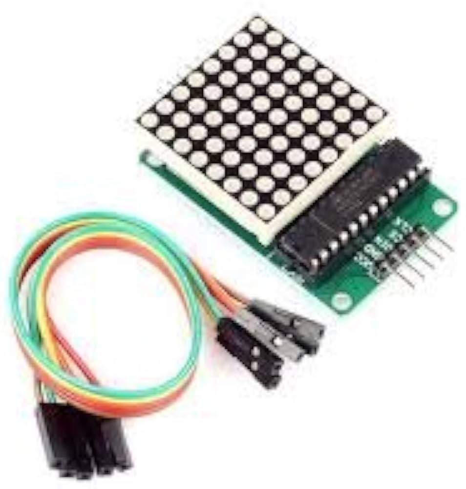 MAX7219 8×8 LED Dot Matrix Display Module