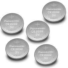 3V CR2032 Lithium Coin Battery (Pack of 5)