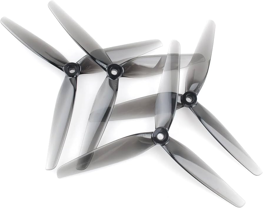 HQProp 7x3.5x3 Gray Poly Carbonate Triblade Propellor